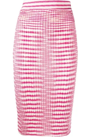 Missoni Jupe en maille nervurée à rayures