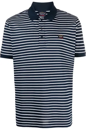 Paul & Shark Polo rayé à détail de patch