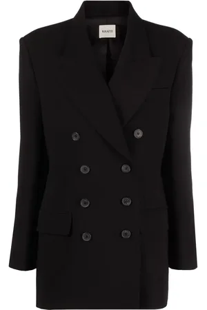 Khaite Blazer The Tanner à boutonnière croisée