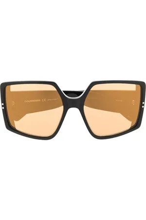 Courrèges Lunettes de soleil à monture carrée oversize