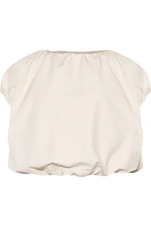 Gestuz Blouse crop à manches courtes