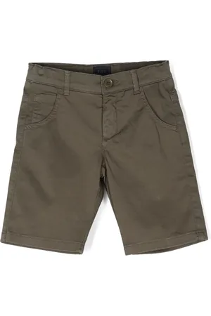 FAY Short en coton à plis marqués