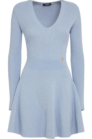 Balmain Robe courte à breloque logo