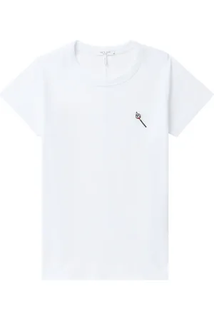 RAG&BONE T-shirt en coton à broderies