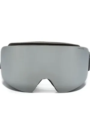 Tom Ford Lunettes de ski miroitées à bande logo