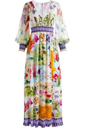 ALICE+OLIVIA Robe longue Bellami à col v