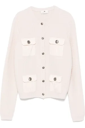 Elisabetta Franchi Cardigan en maille texturée