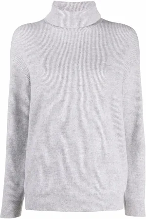 Brunello Cucinelli Pull nervuré à col roulé