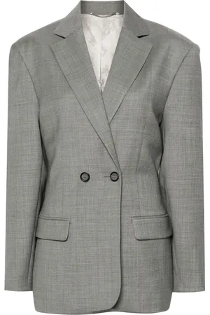 MAGDA BUTRYM Blazer croisé à revers crantés