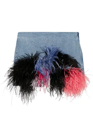 LOULOU Minijupe à détails de plumes