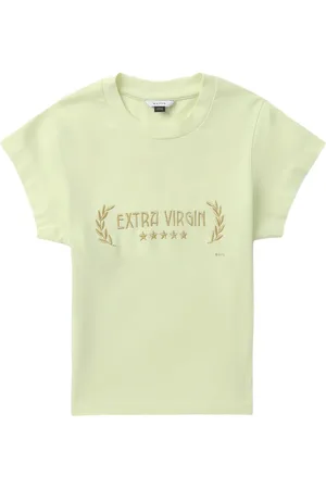 Eytys T-shirt à slogan brodé