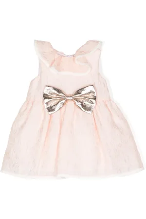 HUCKLEBONES LONDON Robe froncée à détail de nœud