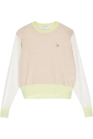 Maison Kitsuné Pull colour block
