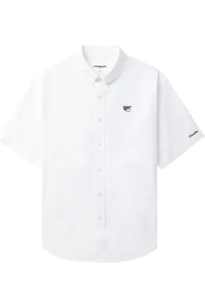Chocoolate Chemise en coton à logo brodé