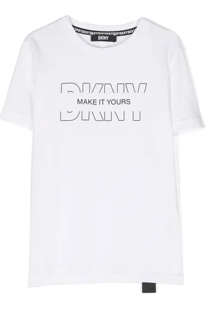 DKNY T-shirt en coton à logo imprimé