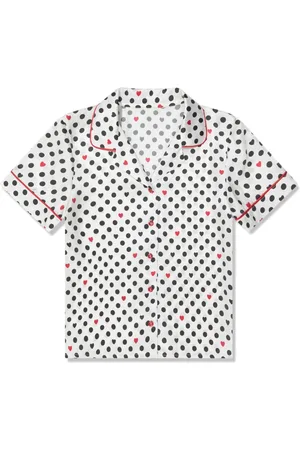 Amiki Pyjama en soie à pois