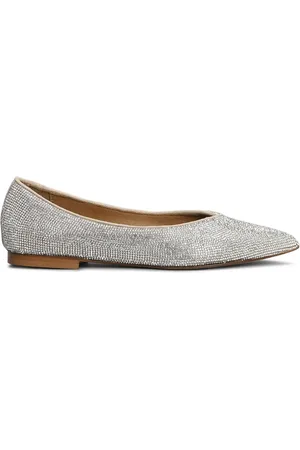 ANNA F. Ballerines à ornements en cristal