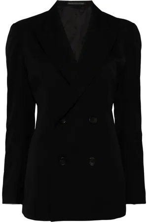 YOHJI YAMAMOTO Blazer croisé à détails de plis