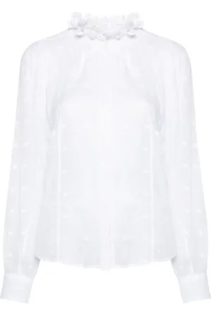 Marant Etoile Blouse Terzali à fleurs brodées