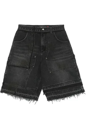 Andersson Bell Short en jean à design patchwork
