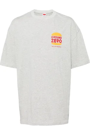 Ground Zero T-shirt en coton à logo imprimé