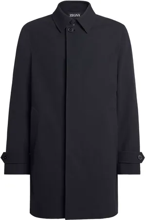 Ermenegildo Zegna Manteau à fermeture dissimulée