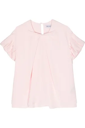 DICE KAYEK Blouse en soie à manches volantées
