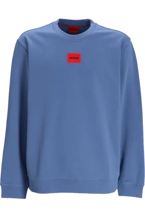 HUGO BOSS Sweat en coton à patch logo