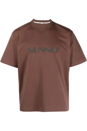 SUNNEI T-shirt en coton à logo imprimé