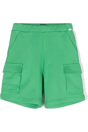 Il gufo Short en coton à taille élastiquée
