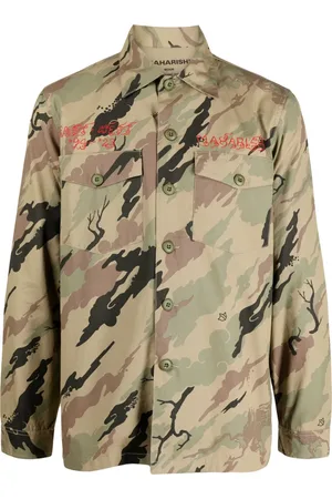 Maharishi Chemise imprimée à logo brodé