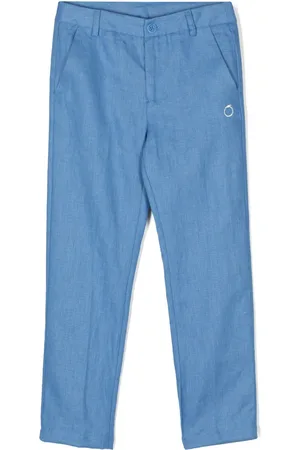 Trussardi Pantalon fuselé à logo brodé