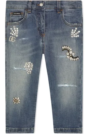 Dolce & Gabbana Jean slim à ornements