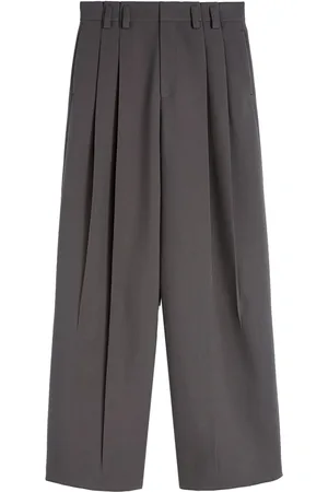 Jil Sander Pantalon à détails plissés