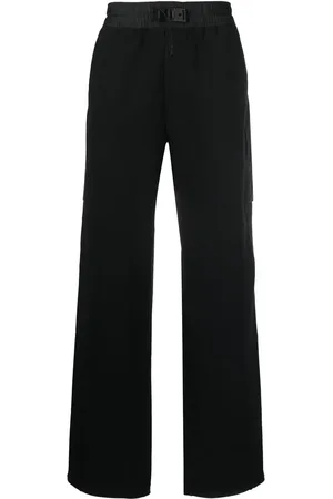 Y-3 Pantalon à coupe droite