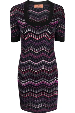 Missoni Robe courte à motif zig-zag