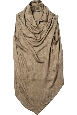 JULIUS Chemise-châle à motif en jacquard