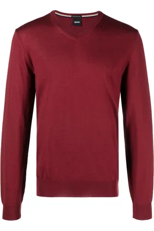 HUGO BOSS Pull à logo brodé