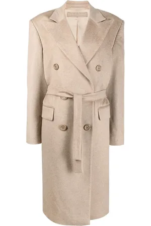 ALMAZ Manteau ceinturé à boutonnière croisée
