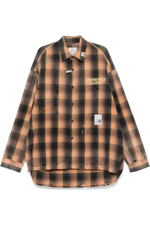 Maison Mihara Yasuhiro Chemise à carreaux