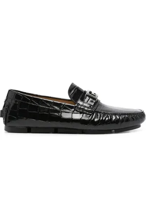 VERSACE Mocassins à plaque logo