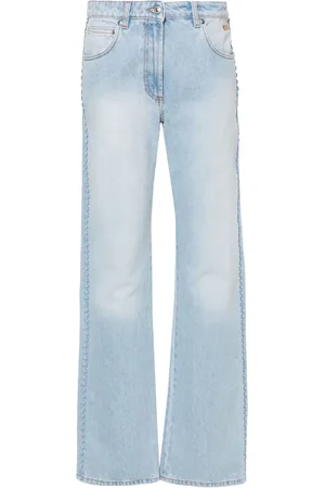 Msgm Jean droit à taille moyenne