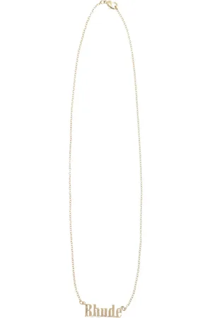 Rhude Collier en métal doré