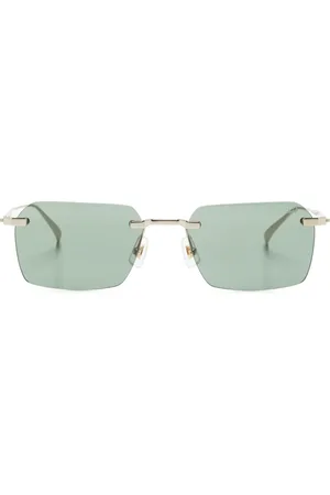 Dunhill Lunettes de soleil à monture rectangulaire
