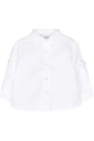 PATACHOU Chemise en lin mélangé à logo brodé