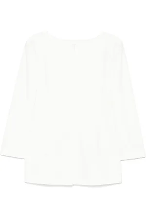 AMOMENTO Blouse à encolure bateau