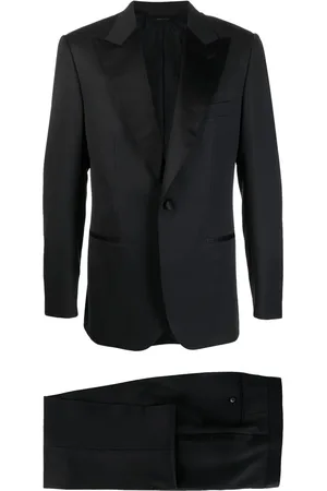 BRIONI Costume en soie à veste à simple boutonnage