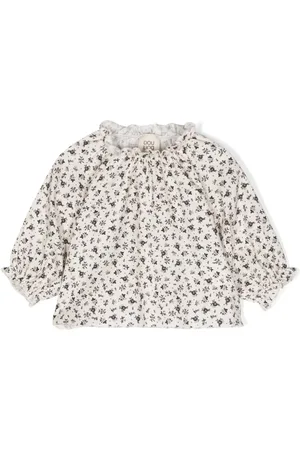DOUUOD KIDS Blouse en coton Eucelade à fleurs
