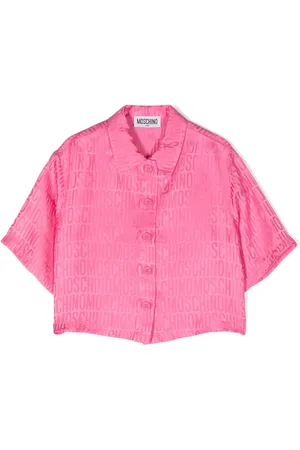 Moschino Chemise à logo en jacquard
