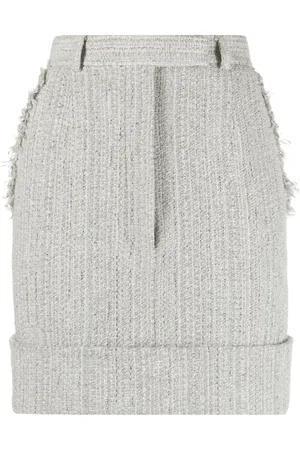 Thom Browne Minijupe en tweed
